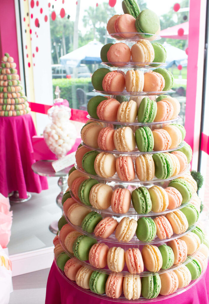 our products macaron tower
